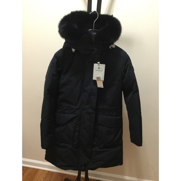 Woolrich Military Down Parka With Genuine Fox Fur - Picture 9 of 12